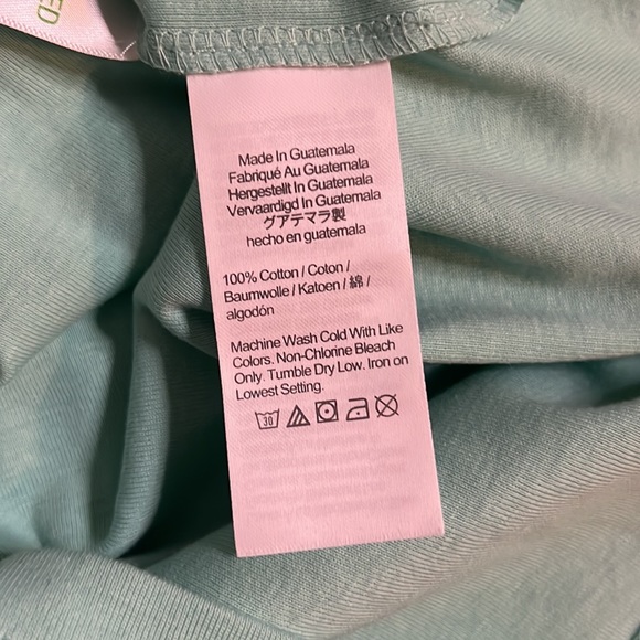 J. Crew factory tee XL turquoise - Picture 4 of 5